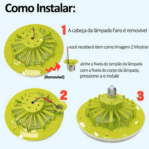 Luminária LED com Ventilador | FanMaster - Últimos dias de Promoção