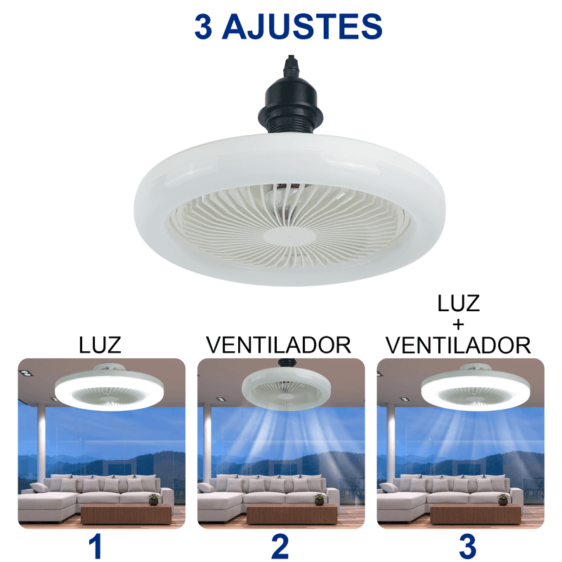 Luminária LED com Ventilador | FanMaster - Últimos dias de Promoção