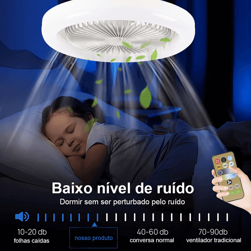 Luminária LED com Ventilador | FanMaster - Últimos dias de Promoção