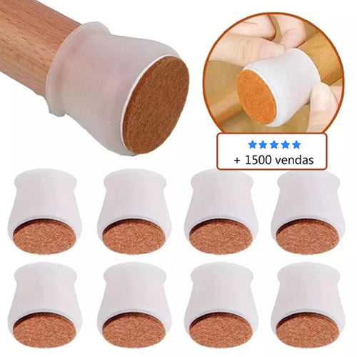 Kit com 16 Peças de Protetor de Pés de Cadeira em Silicone  | OFERTA LIMITADA 🔥