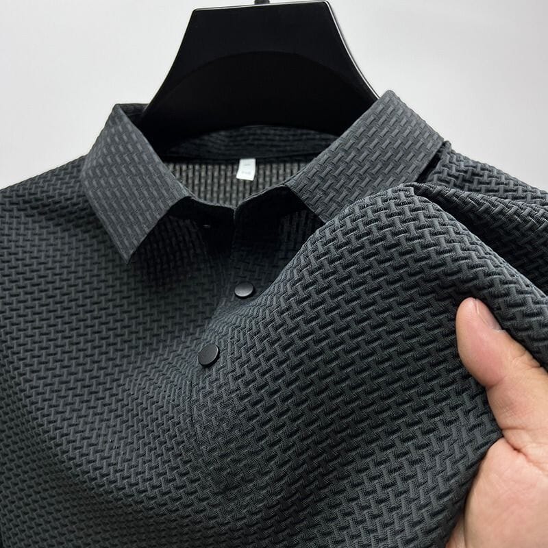 Camisa Polo - Black Comfort Em Seda Gelo [FRETE GRÁTIS]